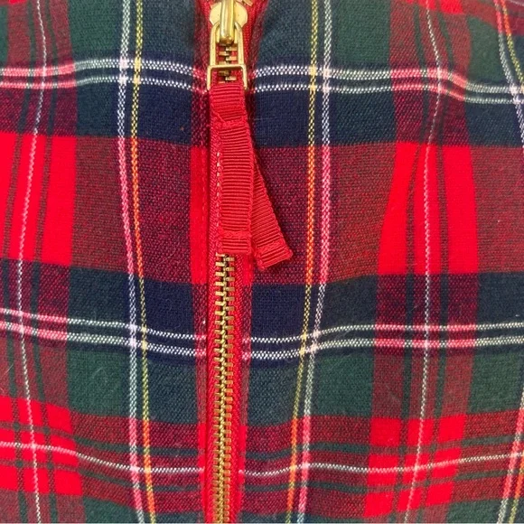 Vineyard Vines Jolly Plaid Greenwich Flutter Sleeve Shift Dress - Picture 9 of 13